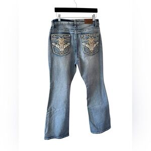 Y Jeans Straight Boot Cut  women’s Jeans size 15 (MS size 12 )